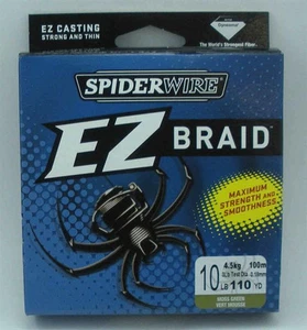Spiderwire 1140561 SEZB10G-110 EZ Braid Line 10 Lb Test 110 Yards - Picture 1 of 2