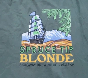 T-Shirt Skagway Brewing Co Alaska Fichtenspitze blond 2XL grün - Bild 1 von 6