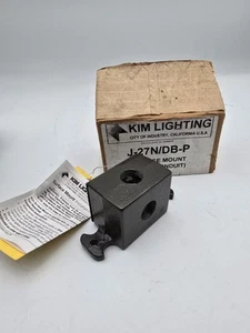 Kim Lighting J-27N/DB-P Surface Mount J-Box - Picture 1 of 5
