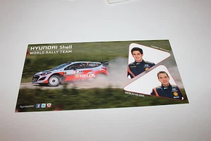 CP POSTCARD CARTOLINA HYUNDAI I20 NEUVILLE RALLYE MONTE CARLO 2015 WRC RALLY - Bild 1 von 1