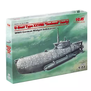 ICM S006 Plastik Modellbausatz U-Boote Maßstab 1:72 U-Boot Typ XXVII Modellschiffe - Bild 1 von 4