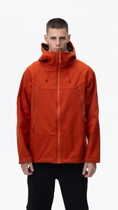Unisex Softshell Tri-proof Thin Fleece Jacket for Versatile Comfort DesertOrange - Picture 1 of 17