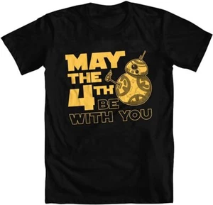 May The 4th Be With You Happy Birthday America Fan Youth Unisex T-shirt - Picture 1 of 5