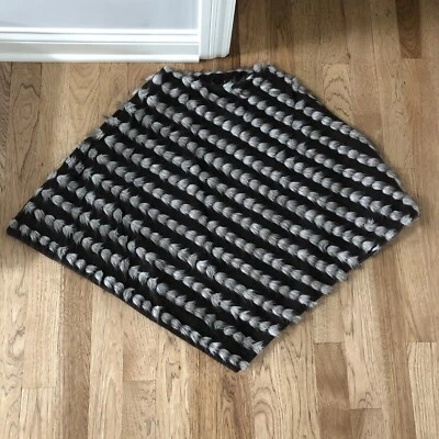 Poncho Pullover BOHO de Piel Sintética para Mujer INC International Concepts Marrón M Mediano Foto 1 de 4