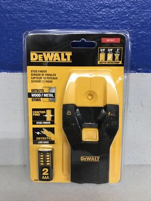 Dewalt 3/4 in. Wood / Metal Stud Finder Slim Profile Live Wire Detection New - Image 1 of 4