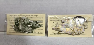 PEACECRAFT JAPANESE ORGAMI SWANS NEW - Picture 1 of 2