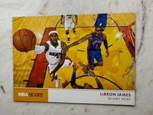 LEBRON JAMES - 2012-13 PANINI NBA HOOPS BASKETBALL ACTION PHOTOS INSERT CARD - Bild 1 von 2