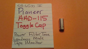 📈PIONEER AAD-115 TOGGLE CAP POWER FILTERS TAPE MONITOR MODE SA AMPS TX TUNERS - Picture 1 of 6
