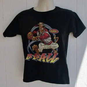 Vintage 90's Scooby-Doo Hip Hop/Basketball B-Ball One Side T-Shirt Medium No Tag - Picture 1 of 4