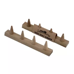 Seed Tray Dibber Wooden Oak, Spacing pegs for Sewing Seeds - Made in England - Picture 1 of 3