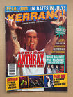 ANTHRAX KERRANG NO.442 MAGAZINE MAY 8 1993 - ANTHRAX COVER UK