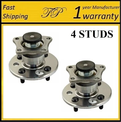 Conjunto de cojinete de cubo de rueda trasera para GEO PRIZM/TOYOTA COROLLA 4-W/ABS 93-95 PAR Foto 1 de 3