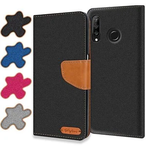 Housse de téléphone portable pour Huawei P30 Lite sac portefeuille étui à rabat housse de protection housse - Photo 1/19