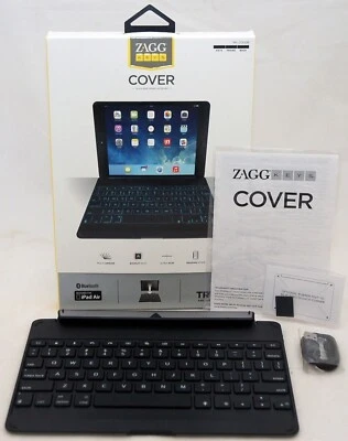 NEW Zagg Cover iPad Air 1ST GEN Bluetooth Keyboard backlit keys hinged case dock - Image 1 of 4