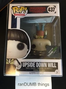 Funko Pop Stranger Things Upside Down Will Think Geek Exclusive w/ PROTECTOR - Picture 1 of 1