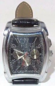 CHARLES RAYMOND SQUARE WRIST WATCH NO.4429, WATER RESISTANT STAINLESS STEEL BACK - Picture 1 of 10