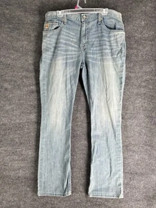 Cinch Ian Jeans Mens 38x34 Blue Denim Straight Leg Western Cowboy Rodeo Ranch - Picture 1 of 18