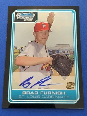 BRAD FURNISH Signed RC 2006 Bowman Chrome #DP79 TCU HORNED FROGS Autograph Auto - Image 1 of 2