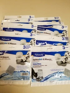 3 Pack x 10  Petmate Replendish & Mason Charcoal Replacement Filters 30 total - Picture 1 of 3