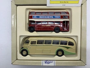 Corgi Classic Commercials The Devon Bus Set Of 2 with Devon Tour Guide #96995 1 - Picture 1 of 12