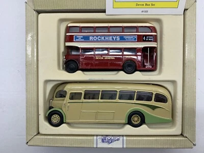 Corgi Classic Commercials Devon Tour Guide #96995 The Devon Bus Set Of 2 Pcs 1 - Image 1 of 4