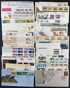 A Boxful Of Covers 77 x Australian 1980s FDC First Covers & PSE Covers Free Post - Picture 1 of 2