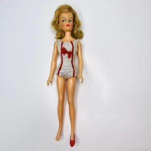 MISTY DOLL Glamour 1965 Ideal W-12-3 M-12 hellbraune Haare silber Badeanzug - Bild 1 von 24