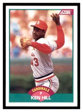 1989 Score Rookie & Traded #98T KEN HILL St. Louis Cardinals