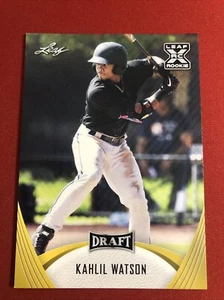 2021 Leaf Draft Gold #40 Kahlil Watson - Picture 1 of 2