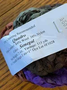 Prism Quadro Super Bulky Wt - Ladder/Ribbon Yarn clr Senegal - Picture 1 of 5