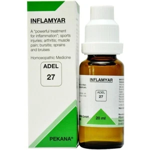 ADEL 27 Drops 20ml Pack INFLAMYAR Adel PEKANA Germany OTC Homeopathic Drops - Picture 1 of 2