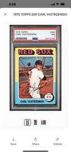 1975 Topps - #280 Carl Yastrzemski - Imagen 1 de 3