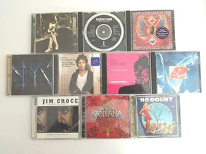 Lot of 10 - 70's-80's-90's Rock Pop Original Artist CD's Styx Bruce Rod Journey - Picture 1 of 18