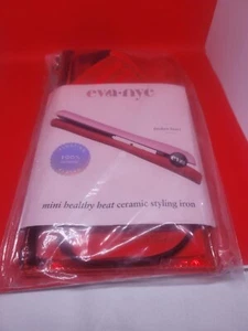 Neu mit Etikett Eva NYC Mini Healt Keramik Haarstyling Eisen mit Tragetasche NEU - Bild 1 von 3
