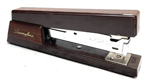 Vintage Swingline 767 Holzmaserung Hefter 94-02 USA Vintage Holzimitat + einige Heftklammern - Bild 1 von 8
