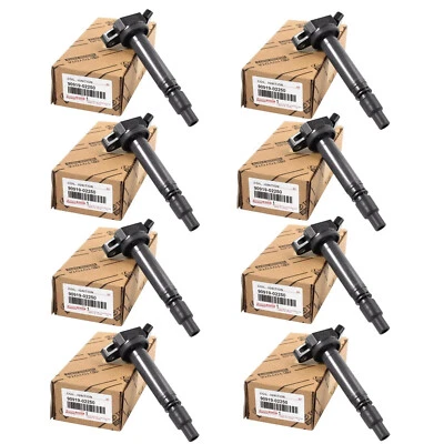 8X OEM GENUINE 90919-02250 NEW IGNITION COIL DENSO 673-1309 90919-A2005 US STOCK - Image 1 of 4