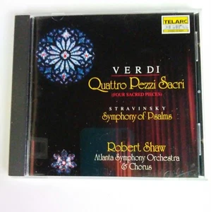 Verdi: Unsere heiligen Stücke; Strawinsky: Sinfonie der Psalmen CD, Juli-1991, Telarc - Bild 1 von 3