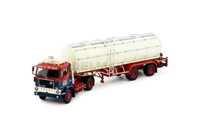 TEKNO 82966 Wim Vos Volvo F88 Semi Remorque Citerne 1/50 - Photo 1/4