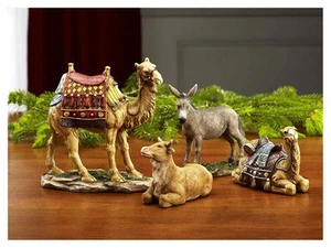 Set of 4 Christmas Nativity Animals Set - 7 inch Scale - Picture 1 of 5