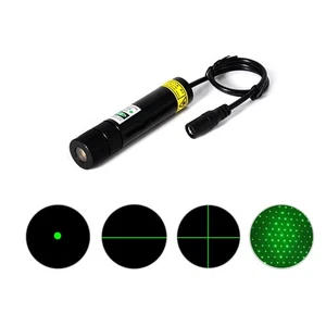 532nm 100mW 3V-5V Punktlinie Kreuz Gypsophila grün Lasermodul Holz Positionierung - Bild 1 von 10