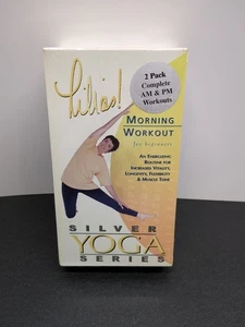 Lilias! Morning Workout for Beginners Silver Yoga Series A.M& P.M. 2 Tapes New  - Picture 1 of 6