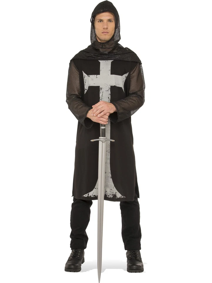 Fantasia masculina de cavaleiro gótico - Imagem 1 de 1