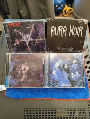 Black Metal CD Lot With Aura Noir, The Covenant, And Dimmu Borgir 4 CDs. - Image 1 of 4
