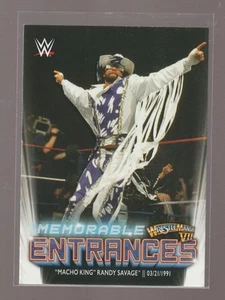Topps WWE #ME-3 2021 "Macho King" Randy Savage entradas memorables - Imagen 1 de 2