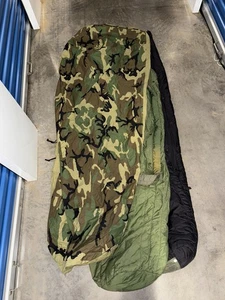 USGI Military ECW Modular Sleep System MSS 3 Piece Sleep System Woodland - Picture 1 of 18