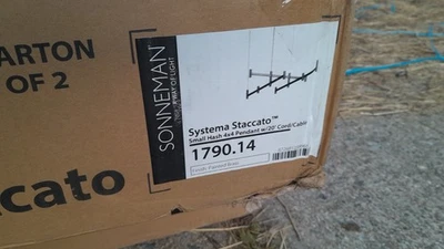 Sonneman 1790.14 Systema Staccato 小号哈希吊坠浅色黄铜 7k 美元 — 第 1/3 张图片