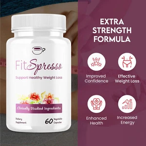 1-Pack FitSpresso Health Support Supplement -New Fit Spresso, (60 Capsules) - Picture 1 of 5