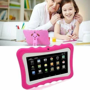 7" Android Tablet PC For Kids Quad-Core Dual Cameras WiFi Tablets School Gift - Picture 1 of 4