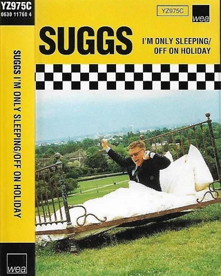 SUGGS I'M ONLY SLEEPING / OFF ON HOLIDAY CASSETTE SINGLE ROCK SKA POP-ROCK - Image 1 of 4