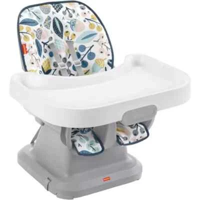 Fisher-Price SpaceSaver Simple Clean High Chair with Wraparound Deep-Dish Tray, - Image 1 of 4